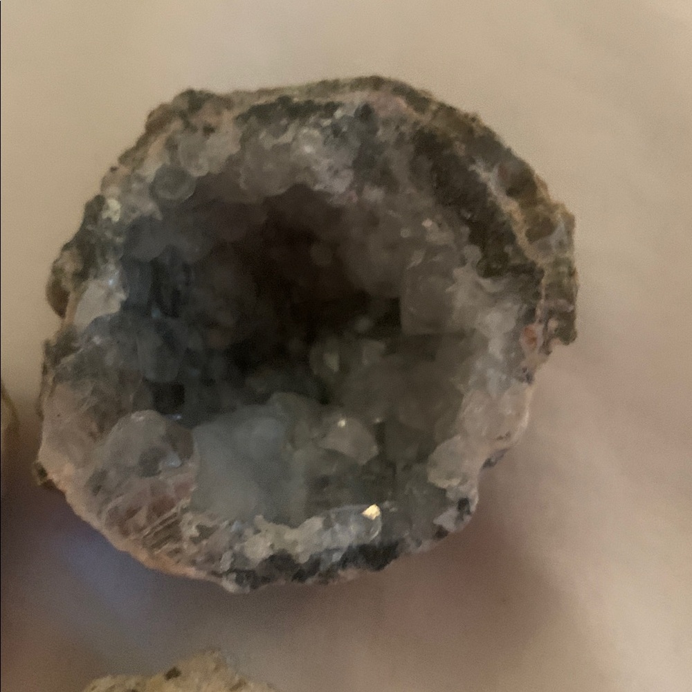 Natural Geode Crystal Trio - Picture 2 of 4